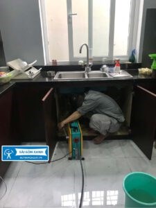 Thông bồn rửa chén - Hút Hầm Cầu Sài Gòn Xanh - Công Ty TNHH Dịch Vụ Đô Thị Sài Gòn Xanh
